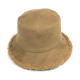 Trendy Winter Bucket Hats, Fisherman Style Thermal Caps #Khaki, 10 PC