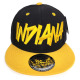 Embroidery City Design Hats, Custom Embroidered Snapback Caps, #CD1 INDIANA, 12 Set 