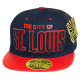 PVC Embroidered Snapback, 3D Silicone Patch Cap, #24 ST.LOUIS, 12 Set