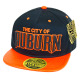 PVC Embroidered Snapback, 3D Silicone Patch Cap, #46 AUBURN, 12 Set