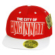 PVC Embroidered Snapback, 3D Silicone Patch Cap, #53 CINCINNATI, 12 Set