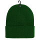 Cuff Skull Cap, Plain Beanie, Knit Ski Hat, Hunter Green, 12 Set