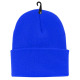 knitted skull caps, Royal Blue, knit skull cap beanie has individual hook.