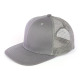 One Color Plain Mesh Snapback Hat, Premium Classic Trucker Caps, Gray, 1 DZ
