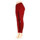 tummy control leggings Burgundy Color.