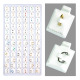 Lip & Eye Piercing, Mix, Assorted Multiple Designs, Refill Tray, 72 Set