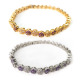 Premium Bracelet Jewelry, Cubic Zirconia Bracelets, Design #04, 1 PC