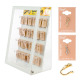 Gold & Rhodium Mix, Assorted Multiple Cuff Earrings, LED Display, 96 Set