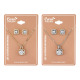 Premium Jewelry, Cubic Zirconia Earrings & Necklace #06, 1 SET