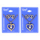 Premium Jewelry, earrings and necklace for sale. Heart Design Earrings and Necklace #06, 1 SET