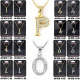 Cubic Zirconia Alphabet Jewelry