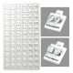 Stud Earring, Silver, Assorted Multiple Stud Earring, Refill Tray, 72 Set