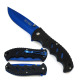 Max Force Folding Pocket knives, Maxforce Knife, #B011, blue blade knife.