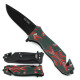 Max Force Folding Pocket knives, Maxforce Knife, #B024, Snake Skin Pattern Design | 0.25 LB