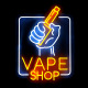 LED VAPE SHOP Neon Sign for Business, Electronic Lighted Board, VAPE SHOP #3 (17 x 24 inch)