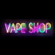 Premium Mirror LED VAPE SHOP Neon Signs, Multi-color Neon Sign, VAPE SHOP (31.5 x 11 inch)