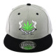 Custom Embroidered Snapback Caps, Customization Weed Design Patch Hats, #WD38, 12 Set