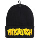 Embroidery City Design Skull Caps, Custom Embroidered Beanies, #CD03 PITTSBURGH, 1 DZ