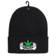 weed custom embroidered skull cap