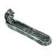 Clay Incense Burner for Stick, Cool Design Skull, Dragon Aromatherapy Burner #N023, 1 Set (3 x 11 inch)