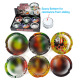 Glass Ashtray, Circle Round, BM Designs, Small, 6 Set (3.125 inch)