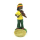 Clay Ashtray (L), Rasta Man Design Ashtray #XH6100B