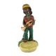 Clay Ashtray (L), Rasta Man Design Ashtray #XH6100F