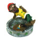 Design  Clay Ashtray (M), Rasta Man Ashtray #XH6120