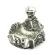 Clay Ashtray (M), Singing Skull Design Ashtray #XH6179