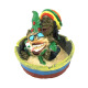 Clay Ashtray (M), Rasta Man Design Ashtray #XH6198