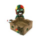 Clay Ashtray (M), Rasta Man Design Ashtray #XH6208