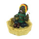 clay rasta Man ashtray, Clay Ashtray (M), Rasta Man Design Ashtray #XH6209