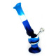 Silicone Water Bong Pipe with Metal Bowl, #029