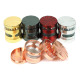 Tornado Metal Herb Grinder with Window, 4 part (2.8 x 2.5 inch)