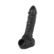 Handmade Resin Smoking Pipe, N070 Black Penis